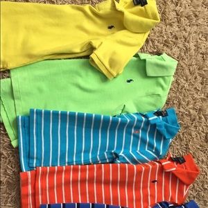 lot of Size 6 polos boys polos. Total of 5